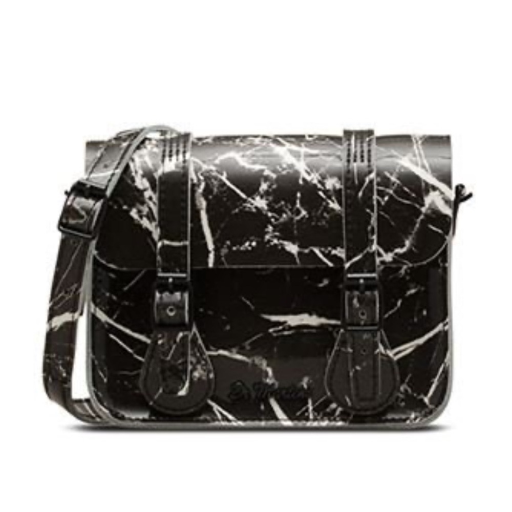 Dr Martens Leather Satchel The 7 Mono Marble Rare Bag Crossbody